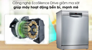 Máy rửa bát Bosch SMS46GI01P hoạt động yên tĩnh không gây ồn