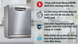 Sử dụng Bosch SMS4ECI14E tối ưu tiết kiệm
