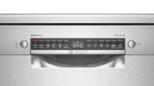 Máy rửa bát Bosch SMS4ECI14E sử dụng phím cơ bền bỉ với đầy đủ tính năng thông minh