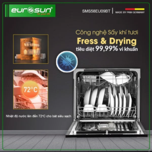Công nghệ sấy Fresh Drying độc quyền trên Eurosun SMS58EU09BT