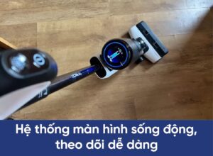 Tineco S5 Pro 2 với màn hình LCD 3D độc quyền
