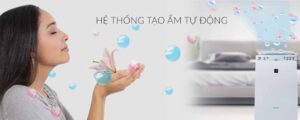 Sharp KC-G40EV-W hoạt động với diện tích 28m2