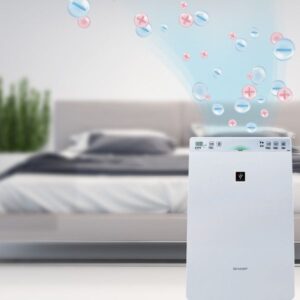 Máy lọc không khí và bù ẩm thông minh cao cấp Sharp KC-F30EV-W