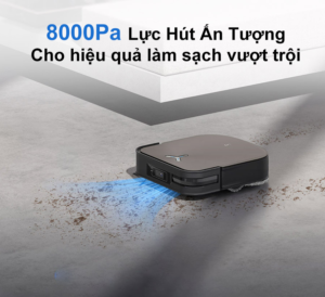 Deebot X2 Omni trang bị dung lượng pin khủng nhất hiện tại lên đếm 8000Pa 