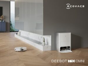 Deebot T10 Omni màu trắng sang trọng phù hợp với mọi không gian