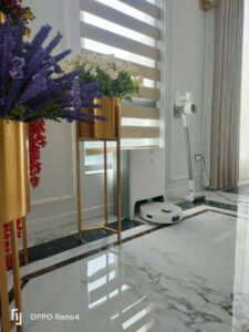 Hình ảnh lắp đặt thực tế robot hút bụi lau nhà Ecovacs Deebot T10 Omni