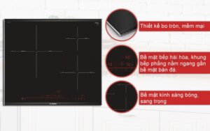 Bếp từ 3 vùng nấu Bosch PID775DC1E với nhiều tiện ích thông minh