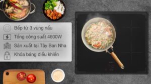 Bếp từ Bosch PUC61KAA5E với nhiều tiện ích thông minh 