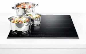 Vùng nấu Flexi Zone có thể mở rộng tùy kích thước xoong nồi