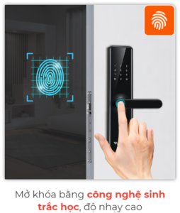 Mở khóa bằng công nghệ sinh trác học có độ nhạy cao