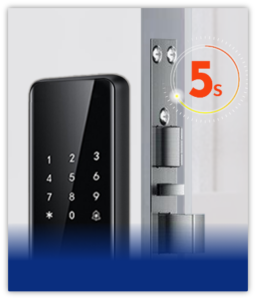 Tự động khóa sau 5s khi người dùng mở cửa 