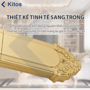 Kitos KT-C800 với thiết kế sang trọng mạ vàng 24k