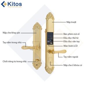 Chi tiết cấu hình khóa vân tay Kitos KT-C810