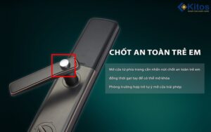 An toàn hơn với tính năng chốt trẻ em