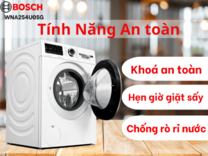 Bosch WNA254U0SG với nhiều tính năng an toàn