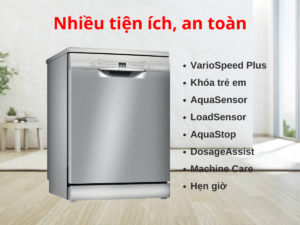 Bosch SMS2IVI61E với nhiều tiện ích thông minh