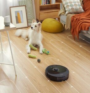 Roborock Q5 Pro với thiết kế nhỏ gọn và hiện đại 