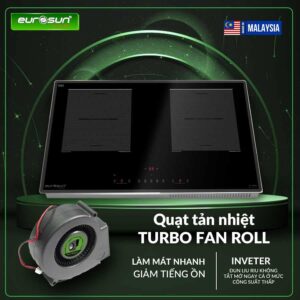 Quạt tản nhiệt Turbo hình ốc sên Roll Electric Fan