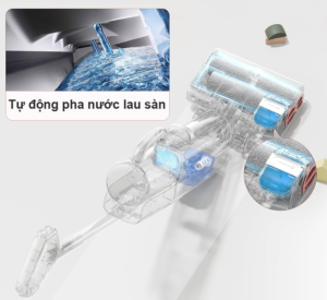 Tự động pha nước lau sàn