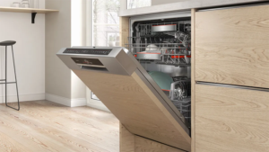 Hình ảnh máy rửa bát Bosch lắp âm tủ bán phần