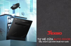Texgio TGWFD78GB tự động hé cửa sau khi kết thúc chương trình