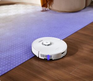 Tự động nâng chổi và khăn lau khi gặp thảm