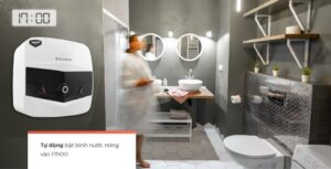 Hẹn giờ bật tắt tự động với công tắc thông minh chống giật bình nước nóng Vconnex