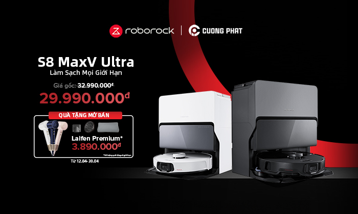 Chương trình khuyến mại siêu hot Roborock S8 Max V Ultra Pre Order